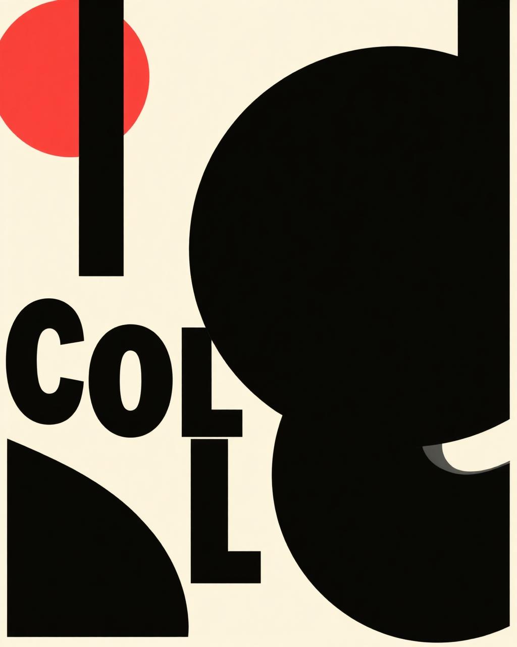 Composition affiche conceptuelle